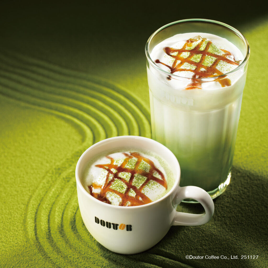 抹茶キャラメルラテ